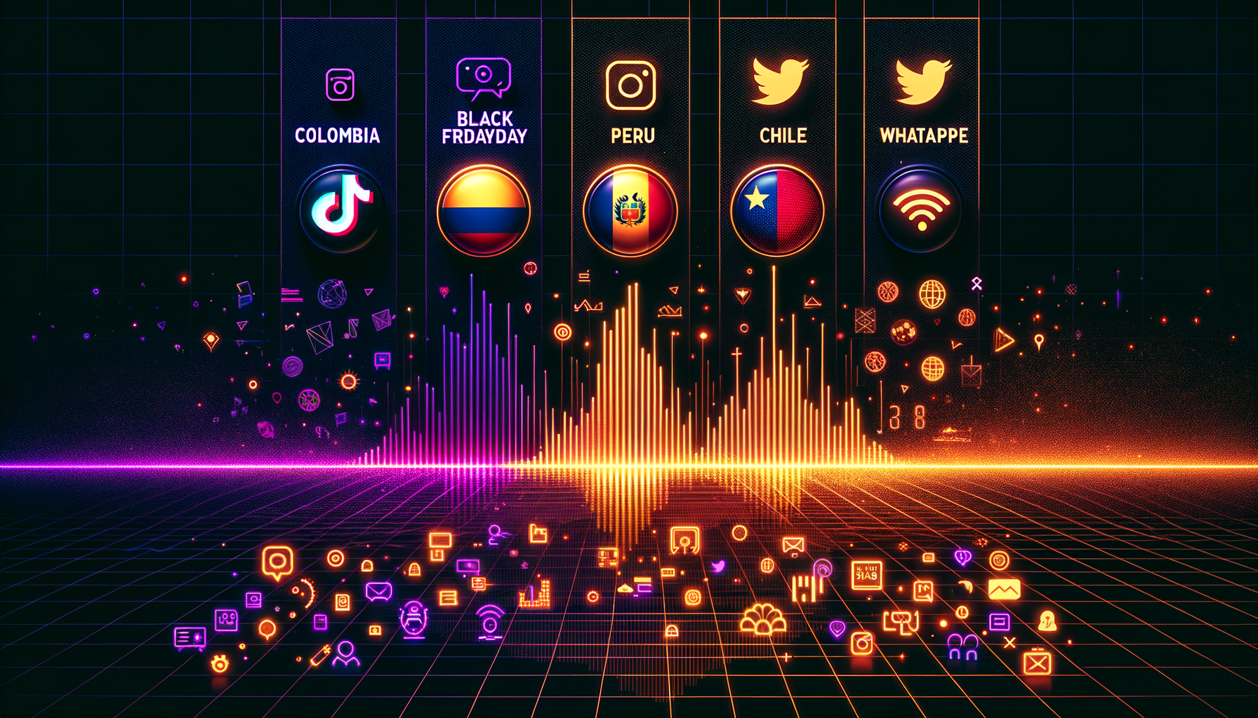 Black Friday 2025: Estrategias de Social Listening para Colombia, Perú y Chile